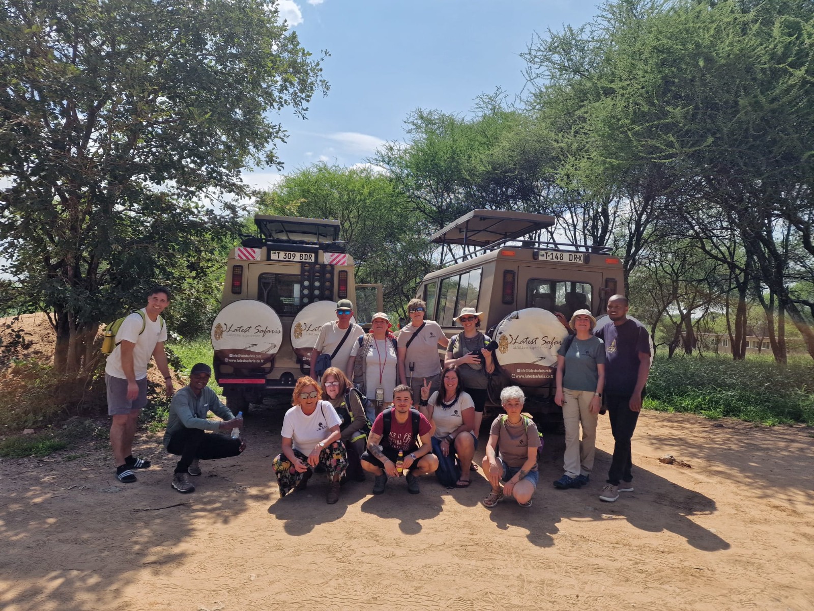 A happy group ready for the road, Tarangire