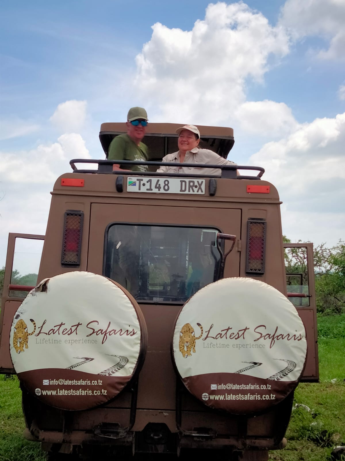 Guests aboard the Latest Safaris cruiser